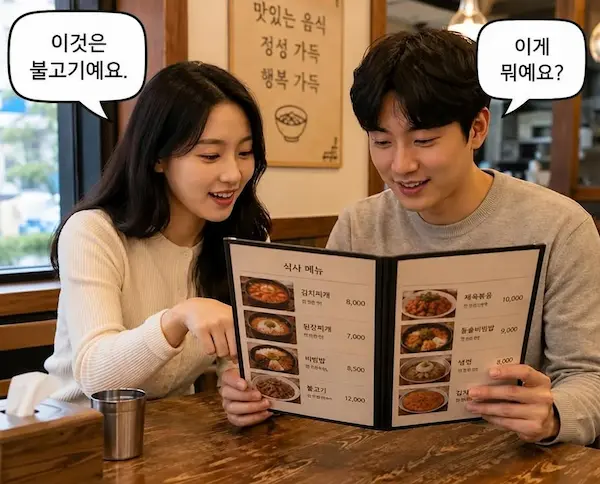 Introduce People and Things in Korean: -예요 / -이에요 grammar examples